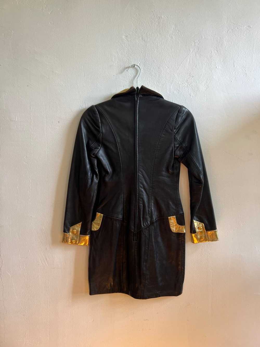 Michael Hoban North Beach Leather Gold and Black… - image 3