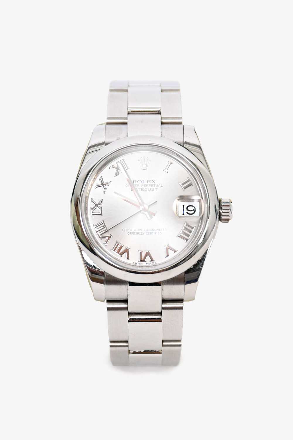 Rolex Silver Oyster Perpetual Datejust 31 Watch - image 1