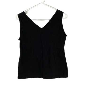 Vintage Carol Rose Womens Black Sleeveless V Neck… - image 1