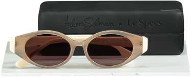 Le Specs Beige Adam Selman x Le Specs Luxe Ovoid … - image 1