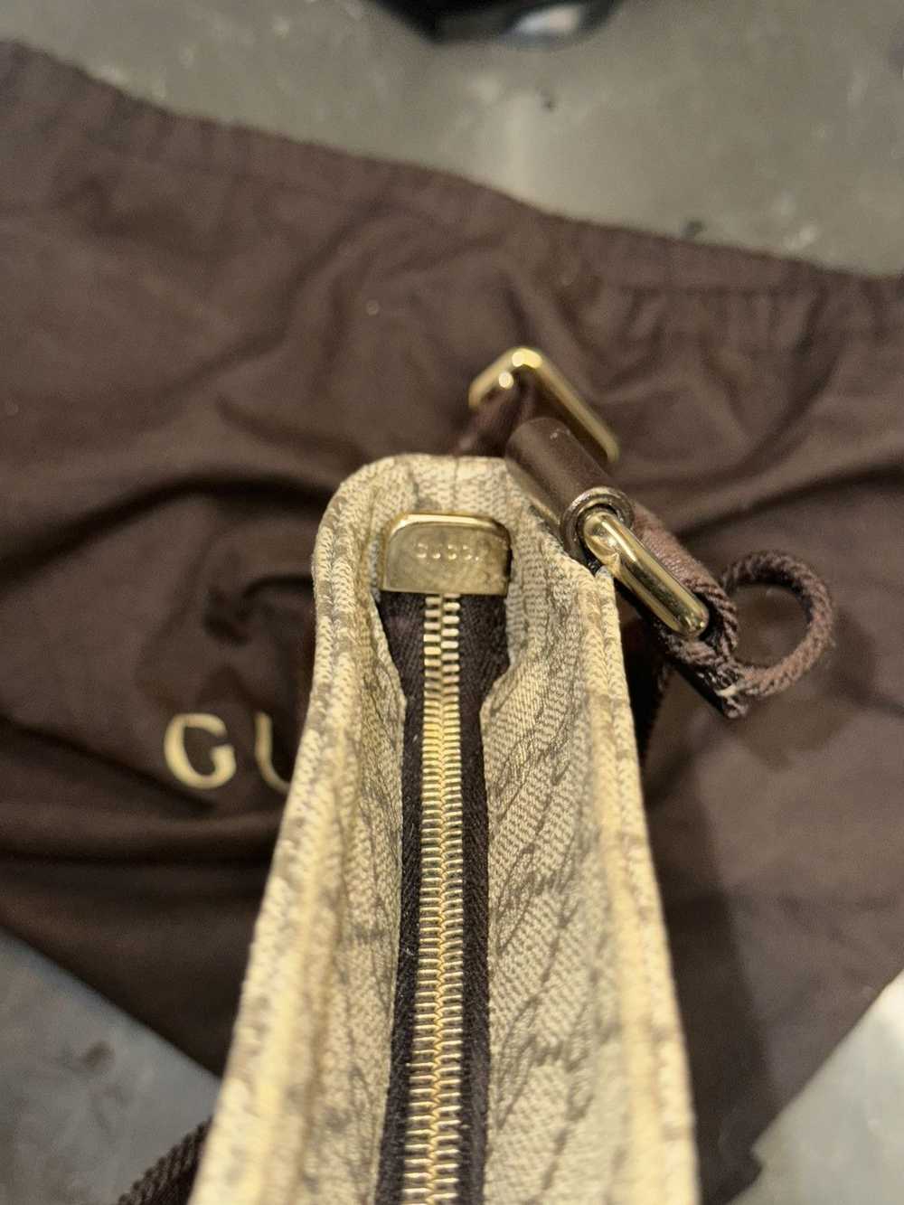 Gucci × Supreme GUCCI BROWN GG SUPREME CANVAS ZIP… - image 9