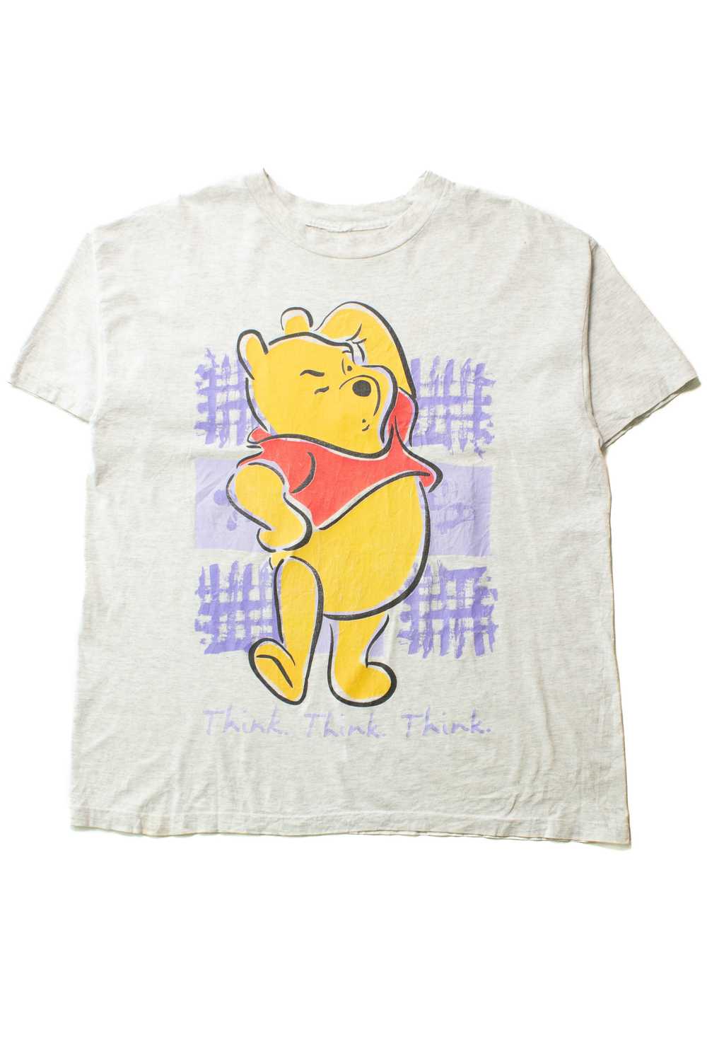 Vintage Pooh Think. Think. Think. T-Shirt (1990s) - image 1