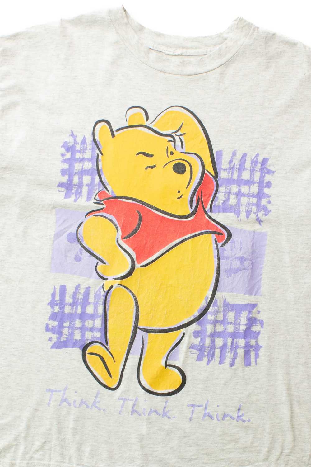 Vintage Pooh Think. Think. Think. T-Shirt (1990s) - image 2