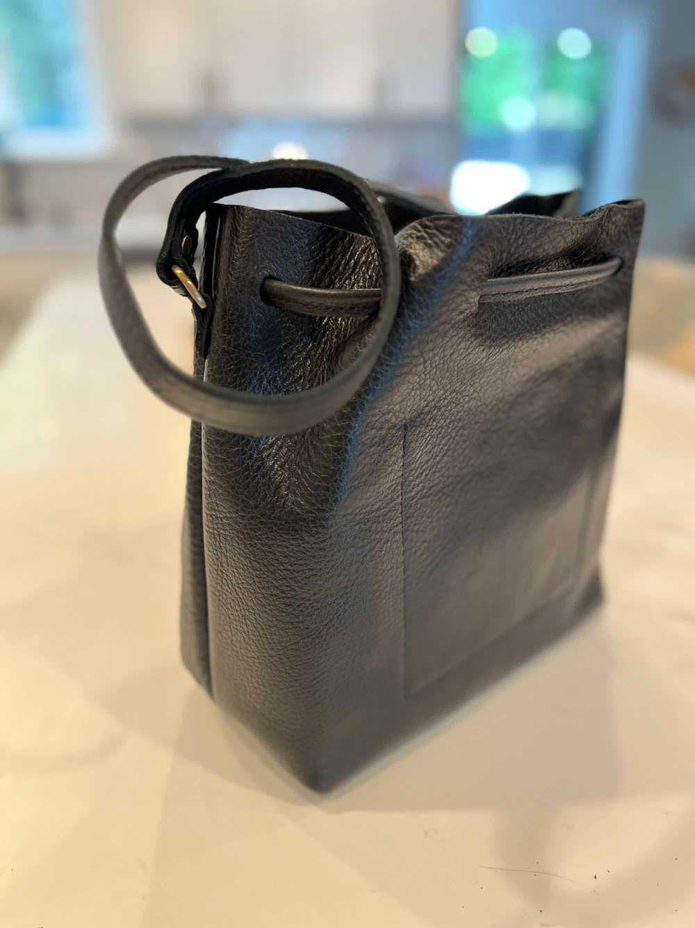 Portland Leather Bucket Bag - image 2