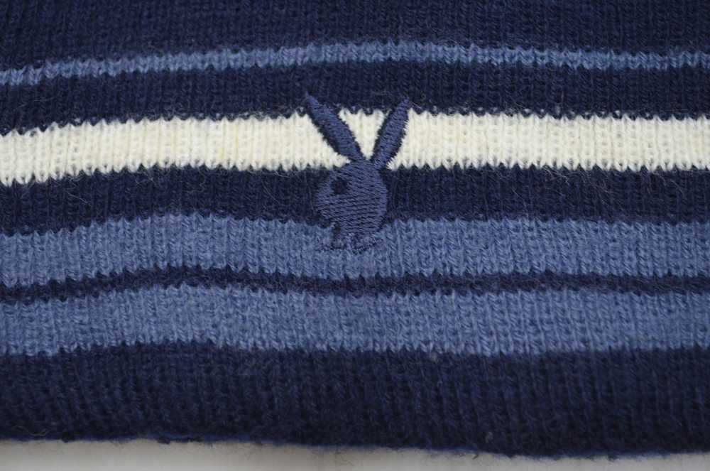 Playboy 90s Playboy Stripe Acrylic Beanie Hats - image 5