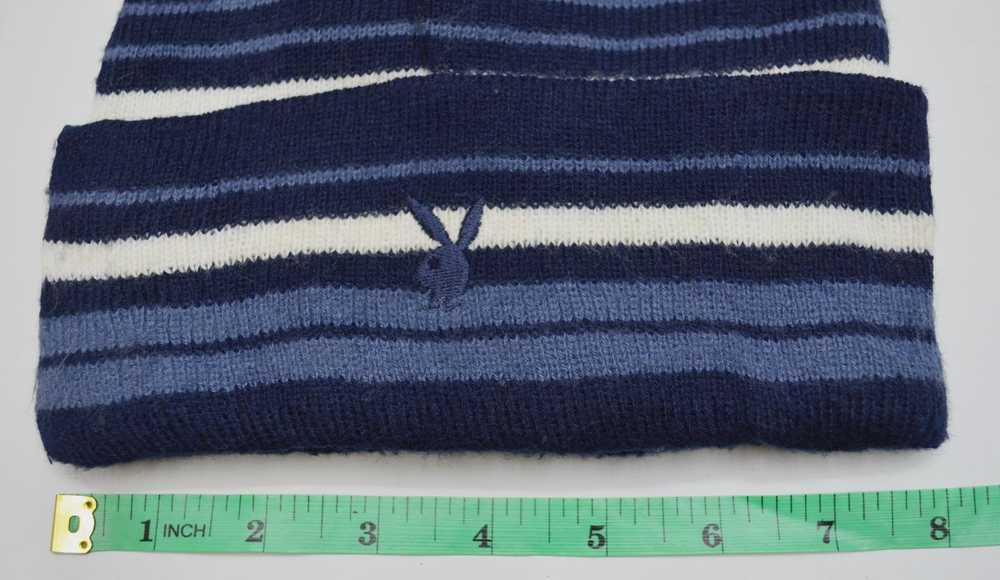 Playboy 90s Playboy Stripe Acrylic Beanie Hats - image 6