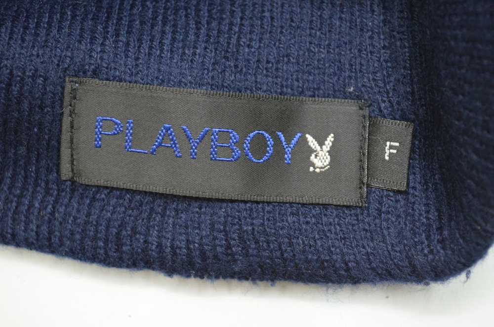 Playboy 90s Playboy Stripe Acrylic Beanie Hats - image 7