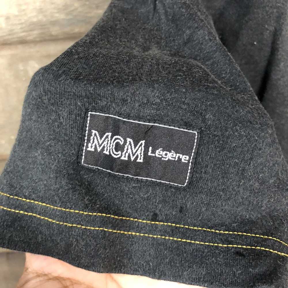 MCM × Vintage MCM Legere vintage plain Black T-Sh… - image 8