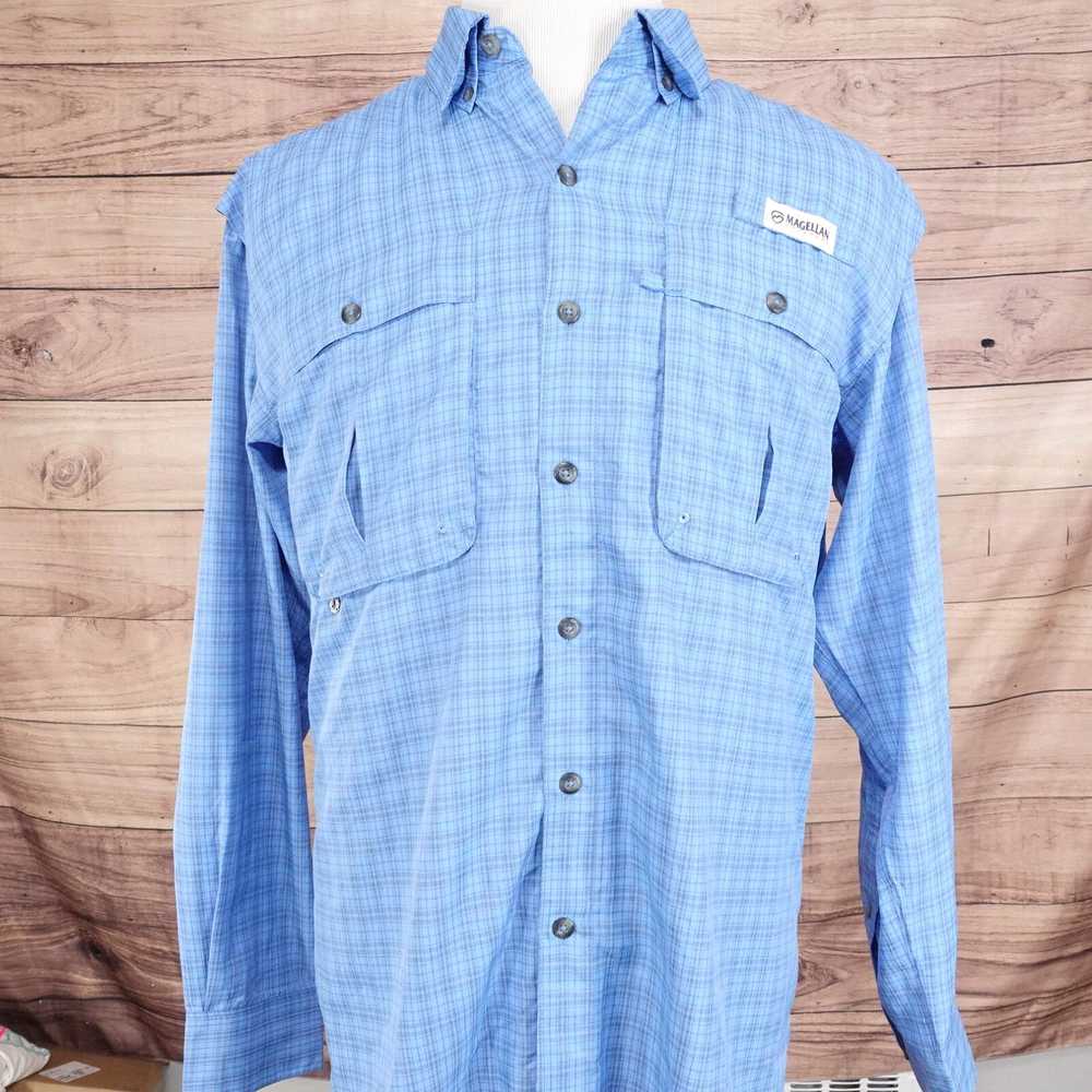 Vintage MAGELLAN OUTDOORS FISH GEAR ANGLER FIT BL… - image 3