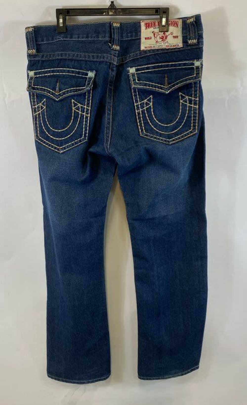 True Religion Mens Blue Joey Super T Cotton Mid-R… - image 2