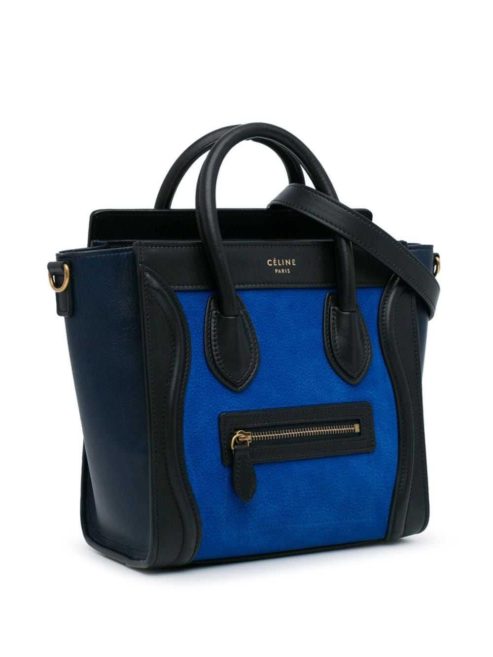 Céline Pre-Owned 2014 Nano Tricolor Luggage Tote … - image 3