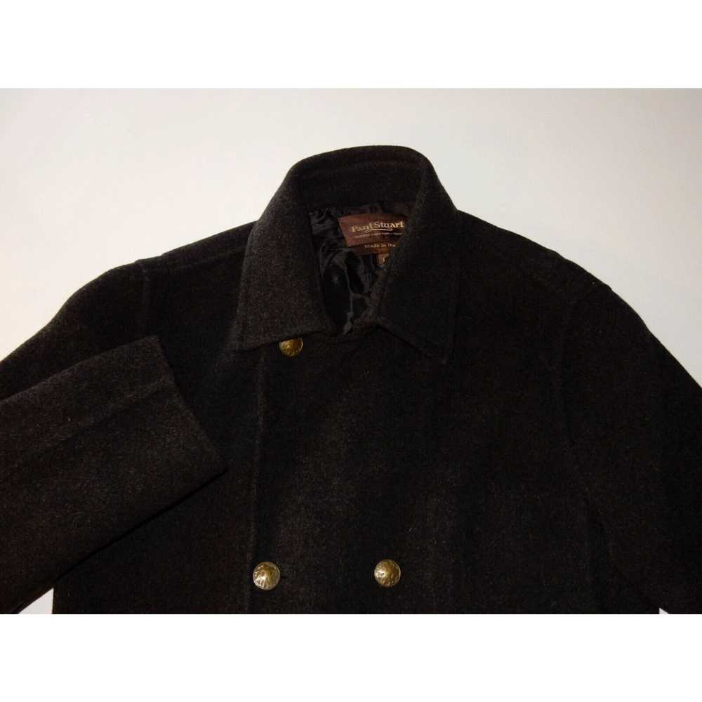 Paul Stuart Paul Stuart Men's Wool Trench Coat Si… - image 2