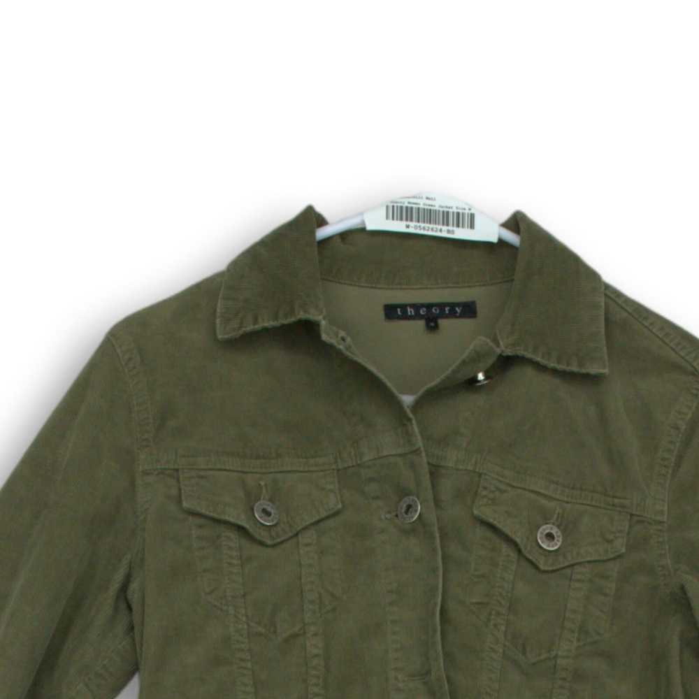 Theory Womens Green Jacket Size M - image 3