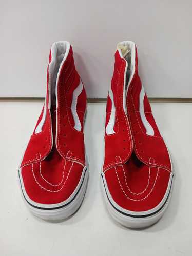 Vans Men's Red Shoes Size 7