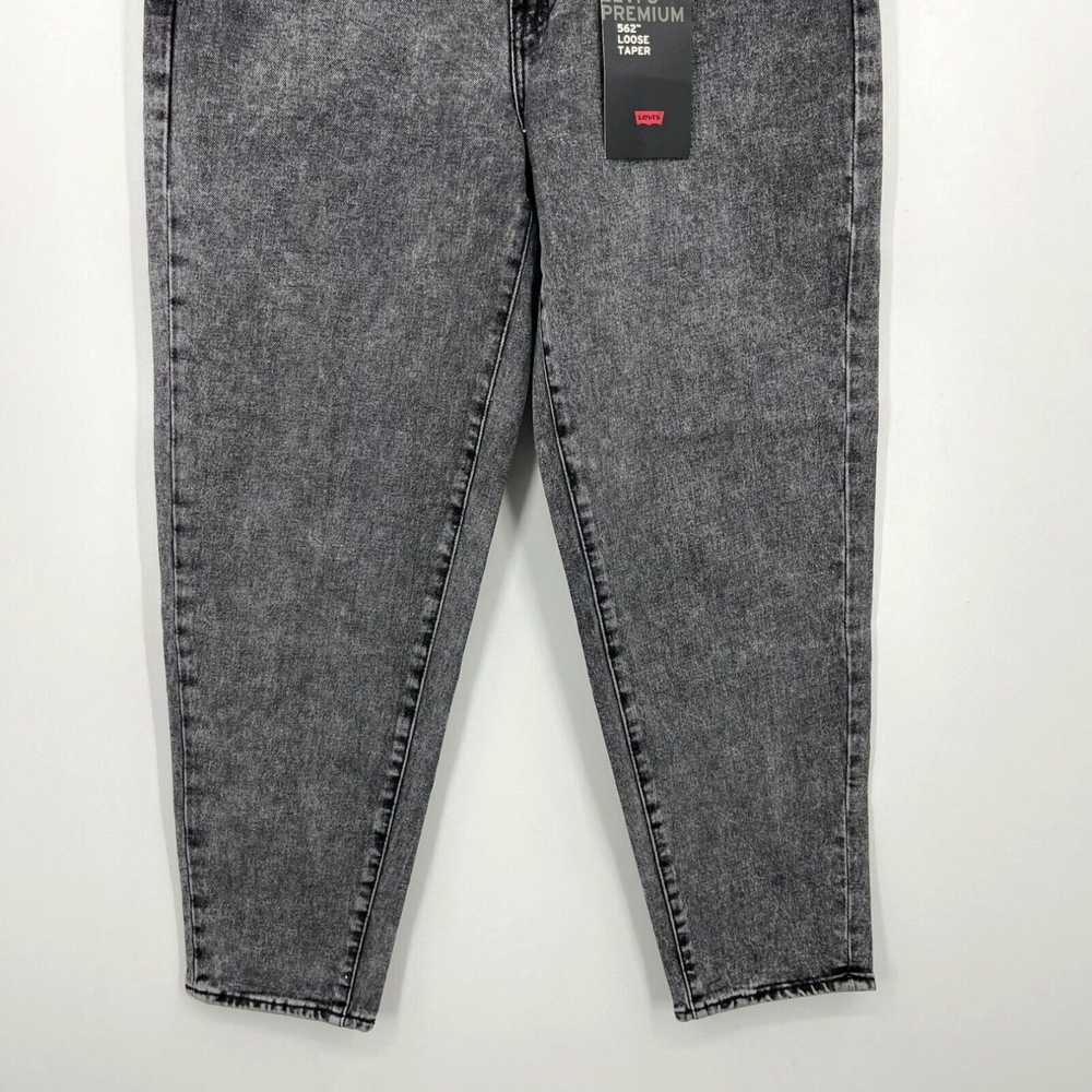 Levi's Levi's Jeans Men's 30x32 Gray 562 Loose Ta… - image 3