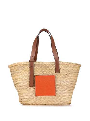 Loewe Pre-Owned 21st Century Large Raffia Basket … - image 1