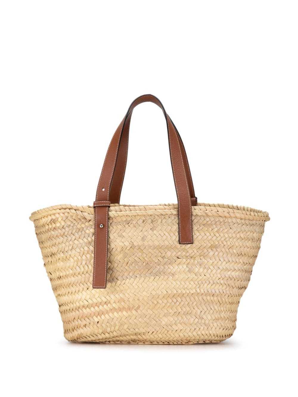 Loewe Pre-Owned 21st Century Large Raffia Basket … - image 2