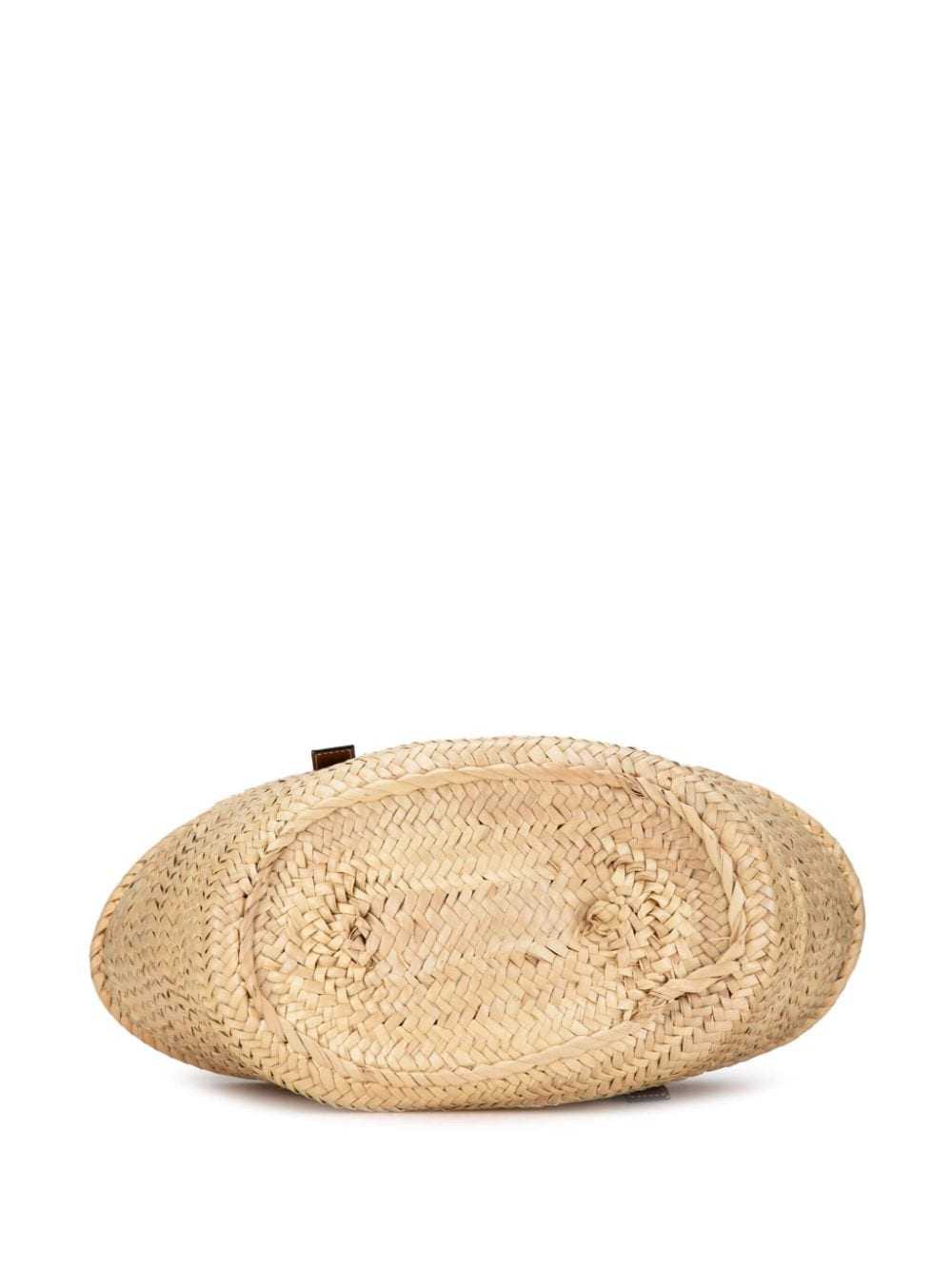 Loewe Pre-Owned 21st Century Large Raffia Basket … - image 4