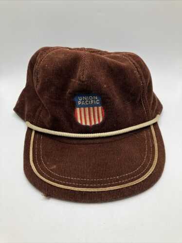 ビンテージ UNION PACIFIC キャップ トラッカーキャップ 帽子 古着 Union pacific hat cap - Gem