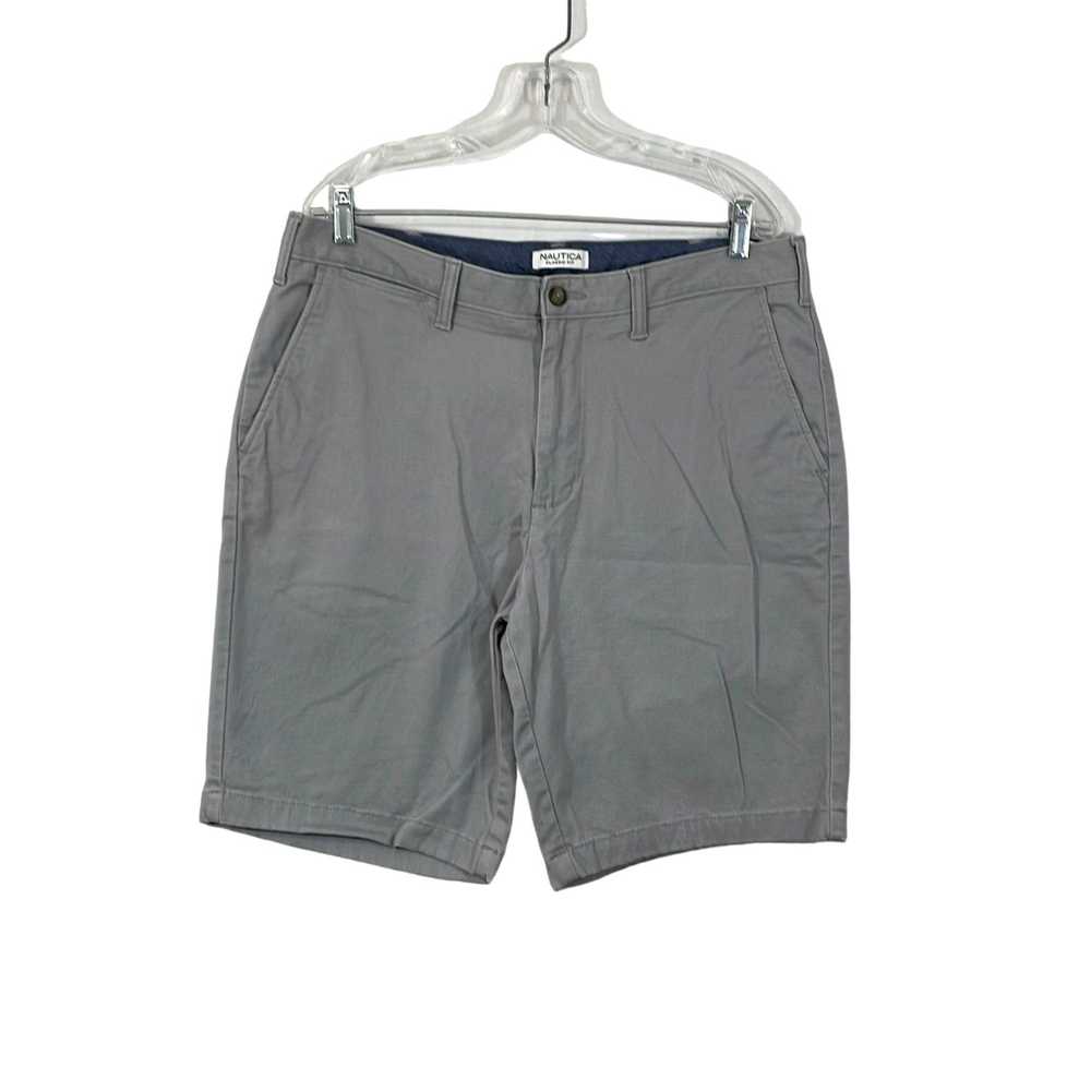 Nautica Nautica Mens Gray Classic Fit Slash Pocke… - image 1