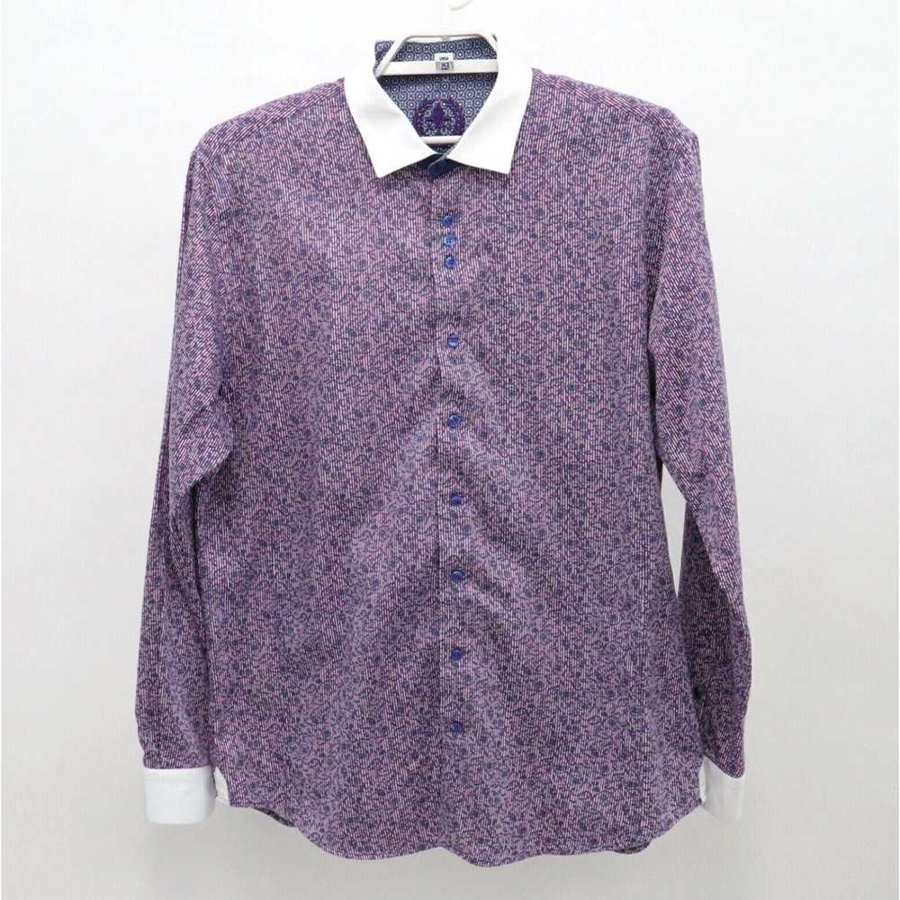 Au Noir Au Noir Button-Down Shirt Mens 5 XL Flora… - image 1