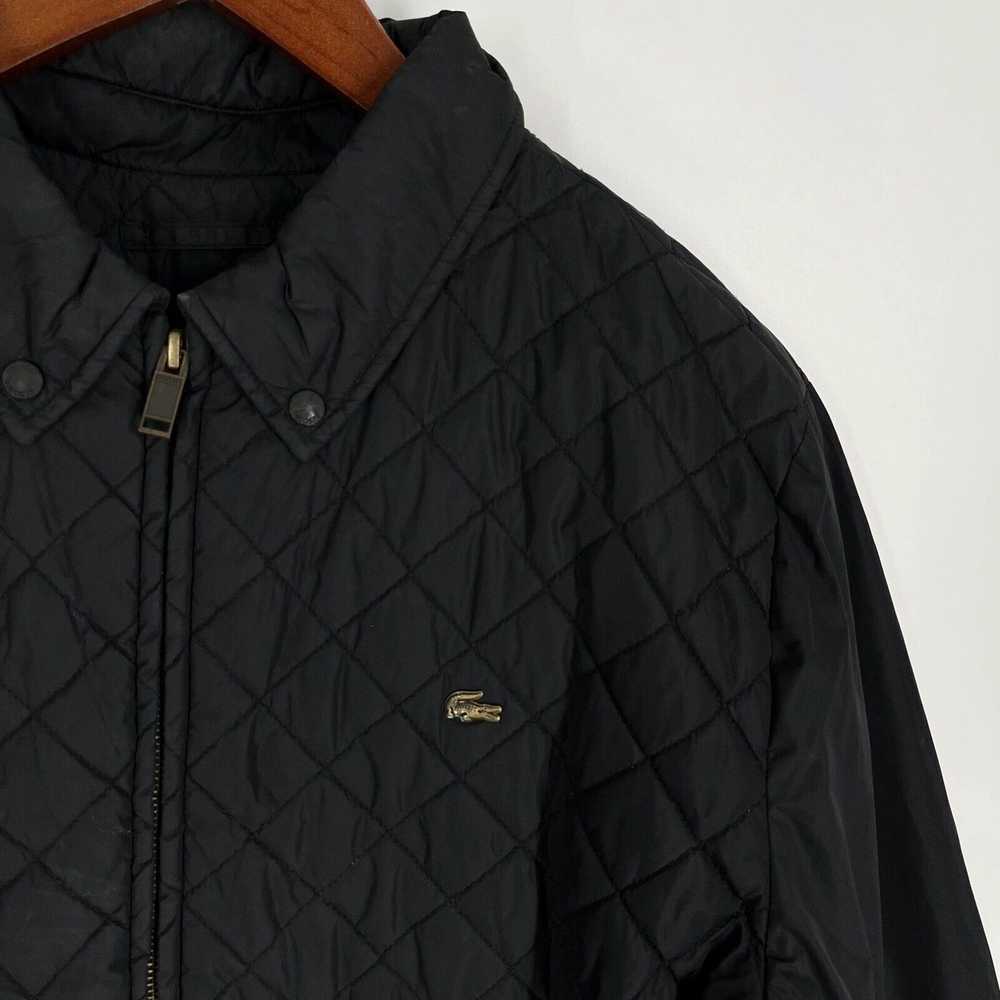 Lacoste Lacoste Mens Black Gold Logo Quilted Jack… - image 2