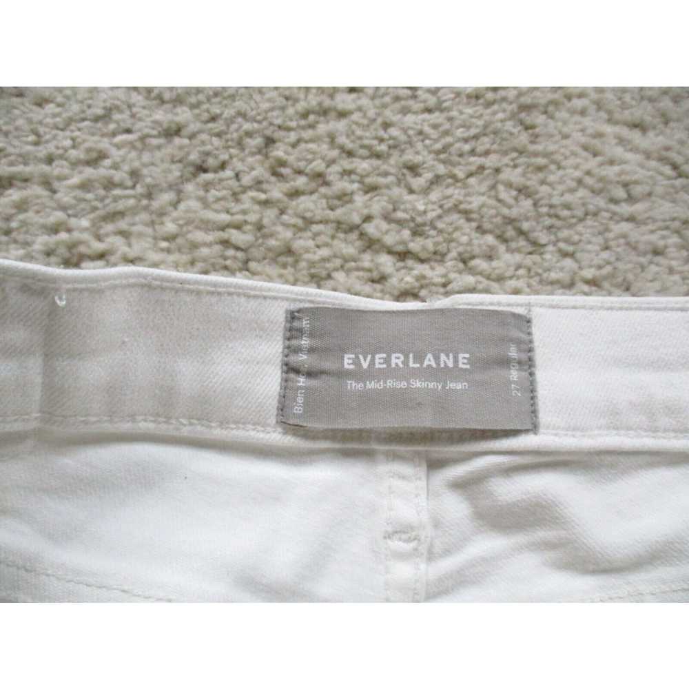 Everlane Everlane Jeans Womens 27 White The Mid R… - image 2