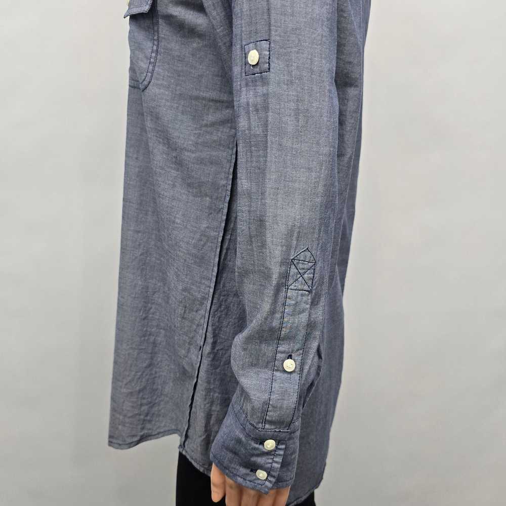 J.Crew J. Crew Chambray Popover Tunic Shirt M Lon… - image 6