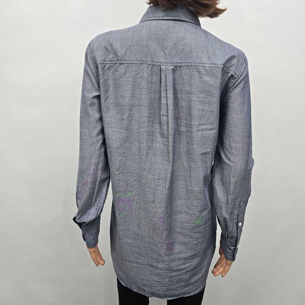 J.Crew J. Crew Chambray Popover Tunic Shirt M Lon… - image 8