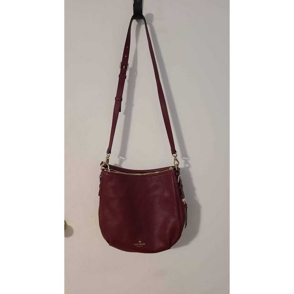 Kate Spade Kate Spade Burgundy Leather Purse - image 5