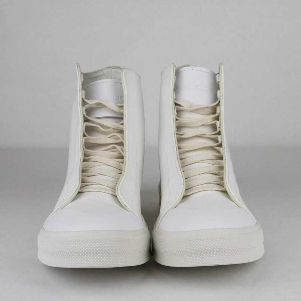 Alexander McQueen Cloth high trainers - image 2