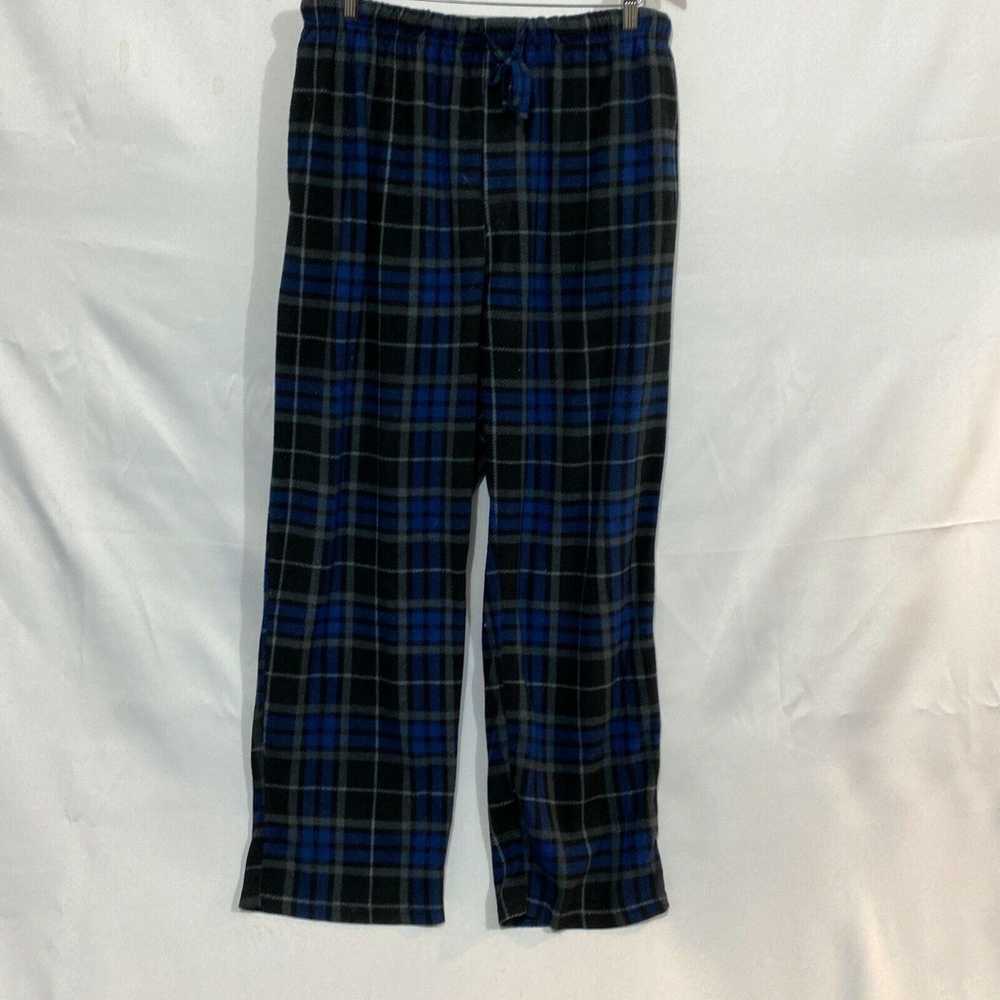 Van Heusen Van Heusen Mens Blue Plaid Drawstring … - image 1