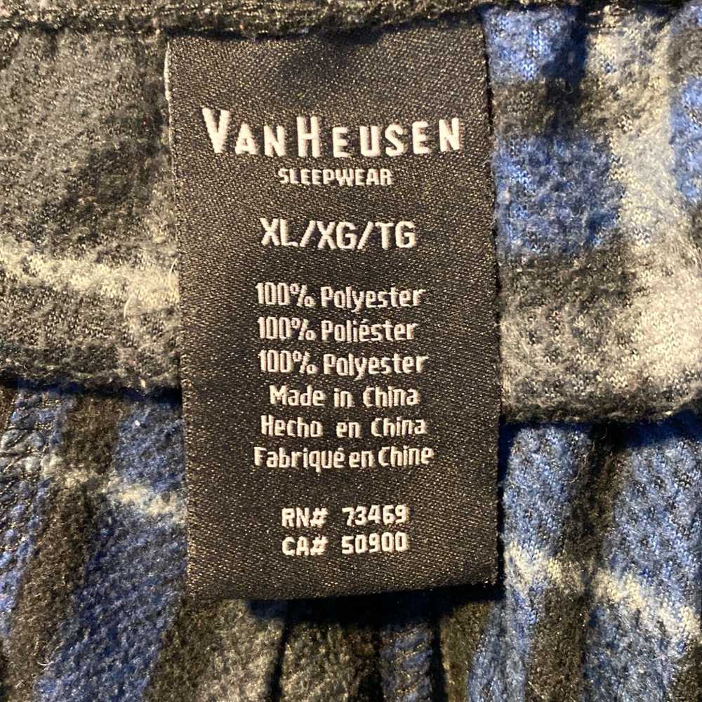 Van Heusen Van Heusen Mens Blue Plaid Drawstring … - image 7