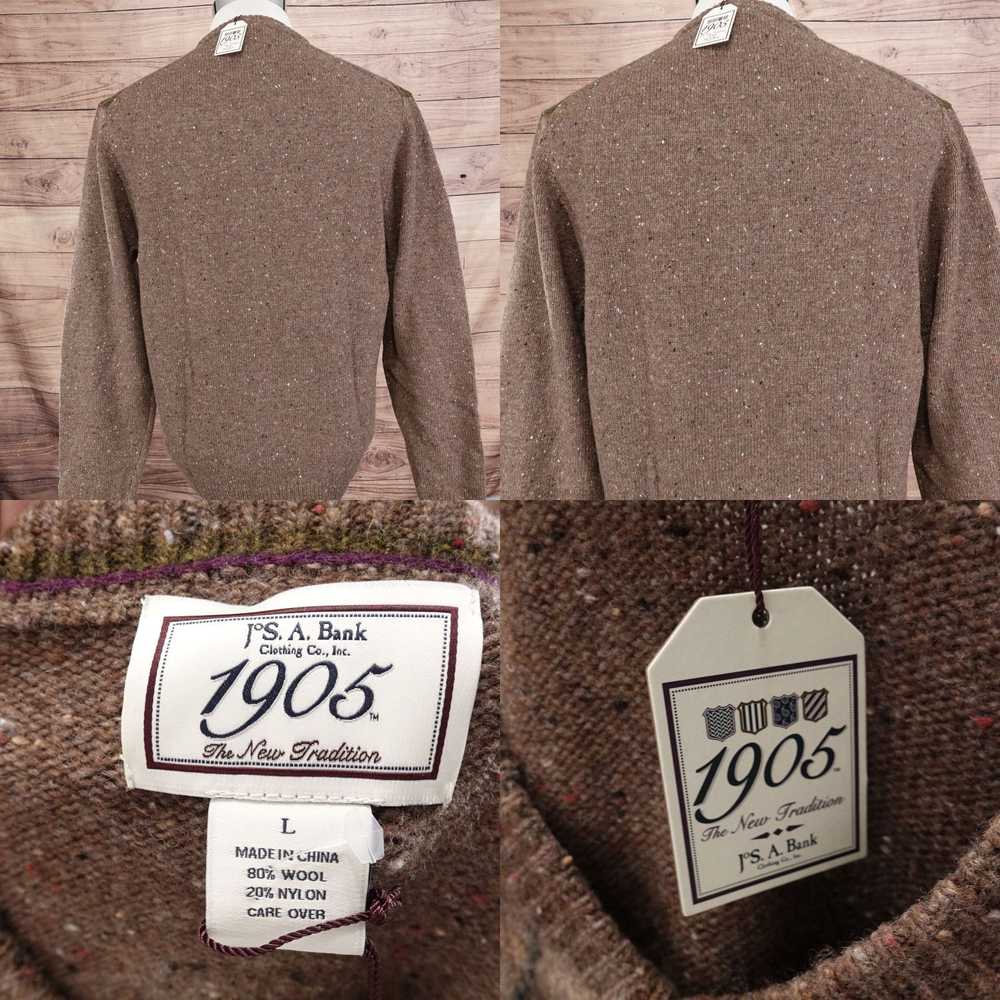 Jos. A. Bank NWT JOS A BANK 1905 WOOL BLEND BROWN… - image 4