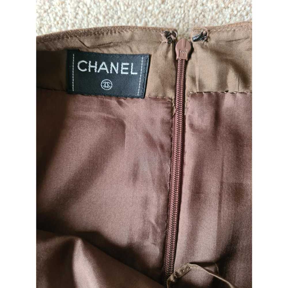 Chanel Cashmere mid-length skirt - image 3