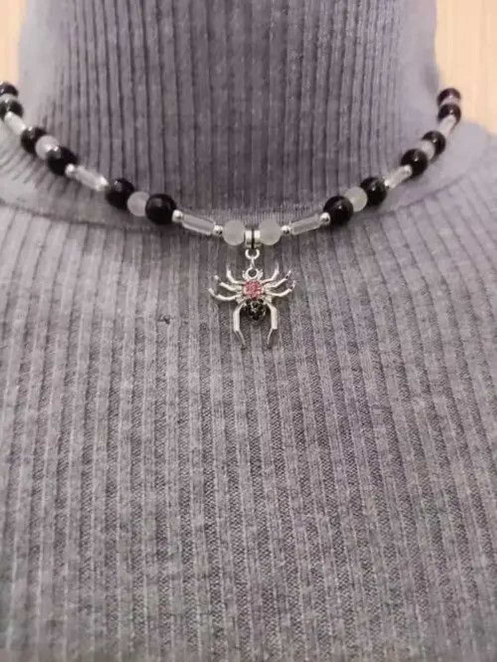 Chain × Jewelry × Streetwear Spider Vintage Neckl… - image 2