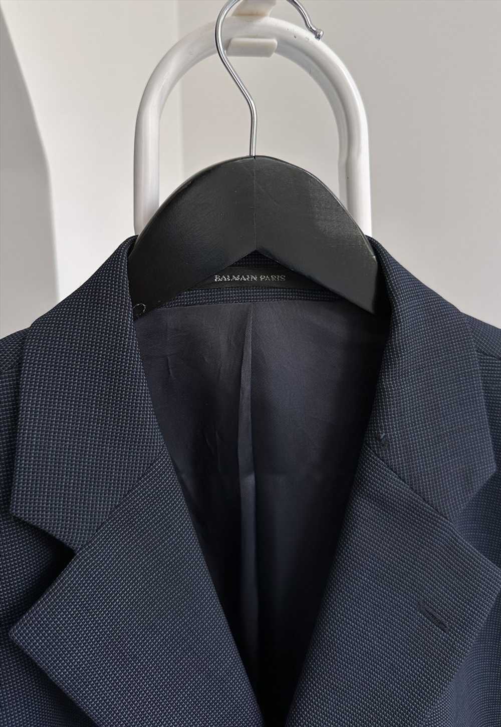 Balmain Paris Blue Blazer Jacket - image 4