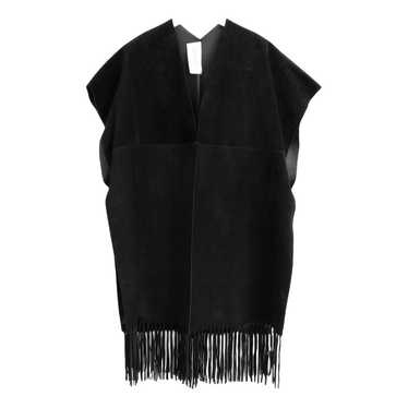 VALENTINO Boutique Vintage Black Knit Scarf deals Fringe 90' Long