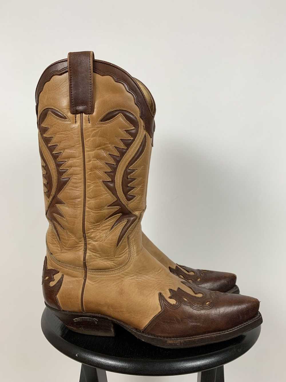 Sendra × Vintage Vintage Sendra Cowboy Leather Bo… - image 1