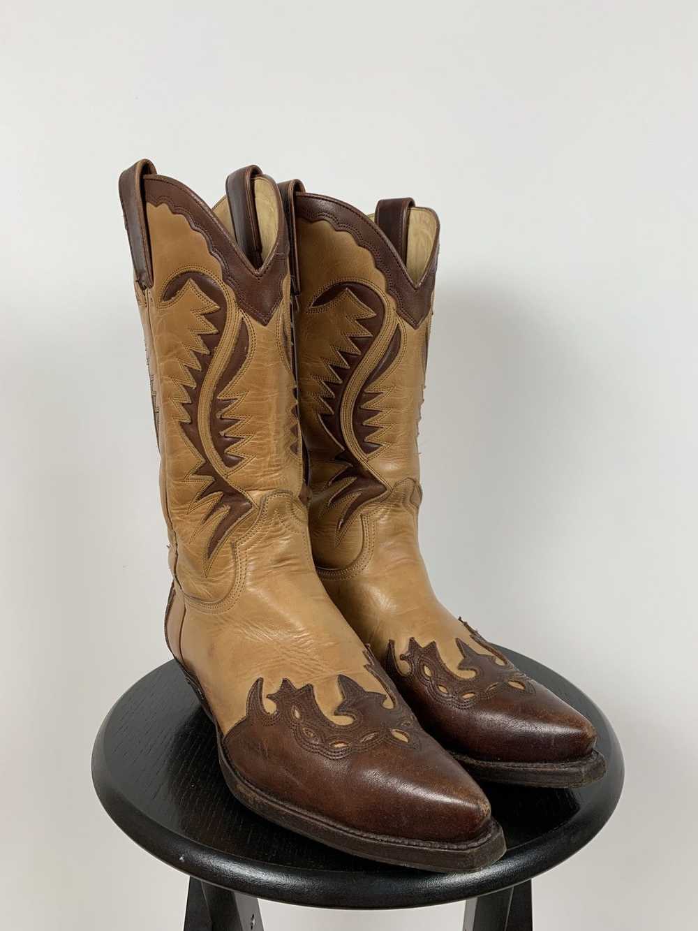 Sendra × Vintage Vintage Sendra Cowboy Leather Bo… - image 2