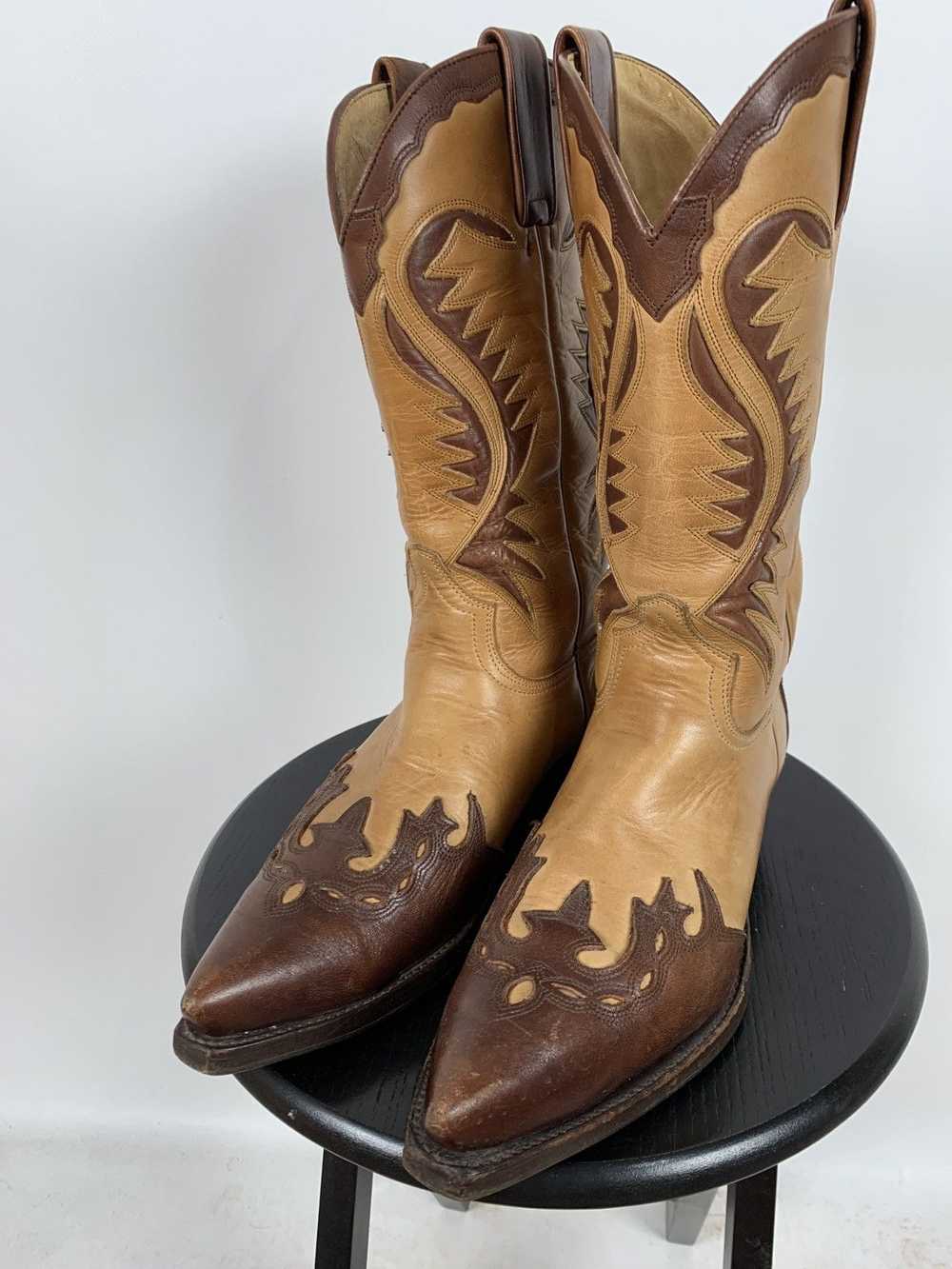 Sendra × Vintage Vintage Sendra Cowboy Leather Bo… - image 4