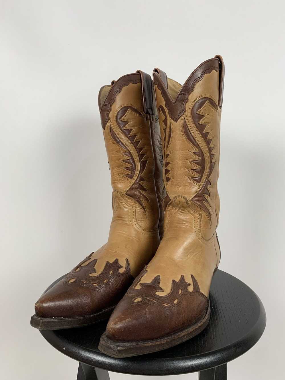 Sendra × Vintage Vintage Sendra Cowboy Leather Bo… - image 6