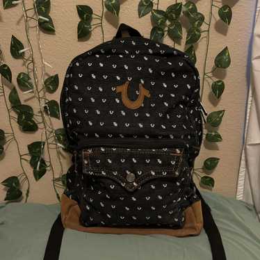 True Religion Vintage True Religion Denim Backpack - image 1