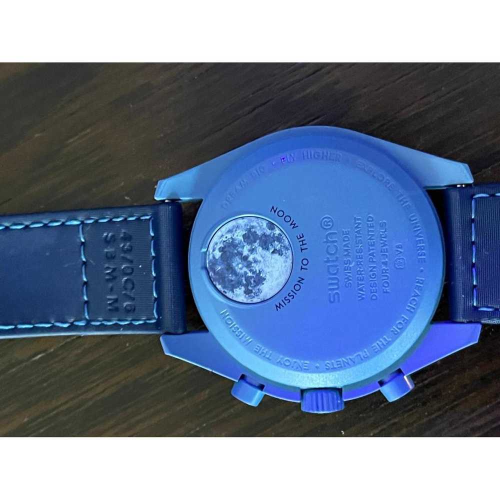 Omega X Swatch Ceramic watch - image 2