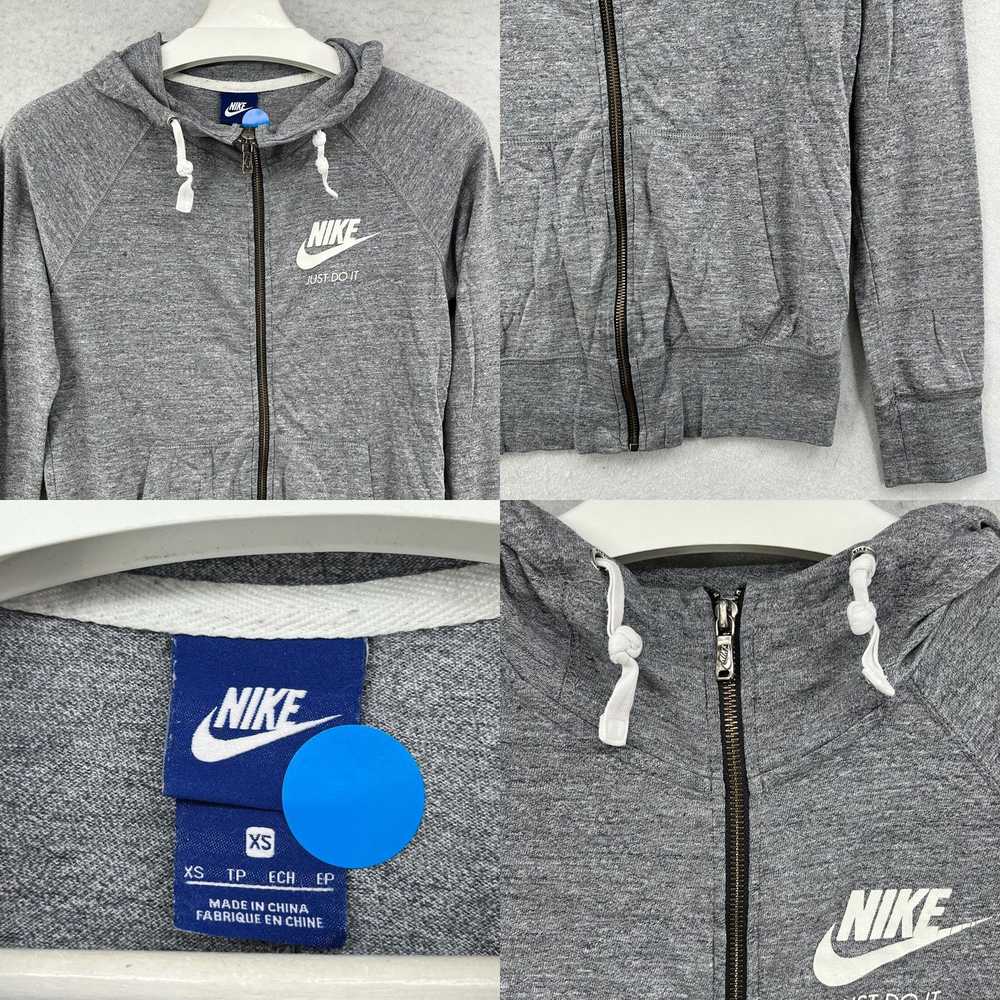 Nike Nike y2k Full Zip Hoodie Womens XS Jacket Si… - image 4