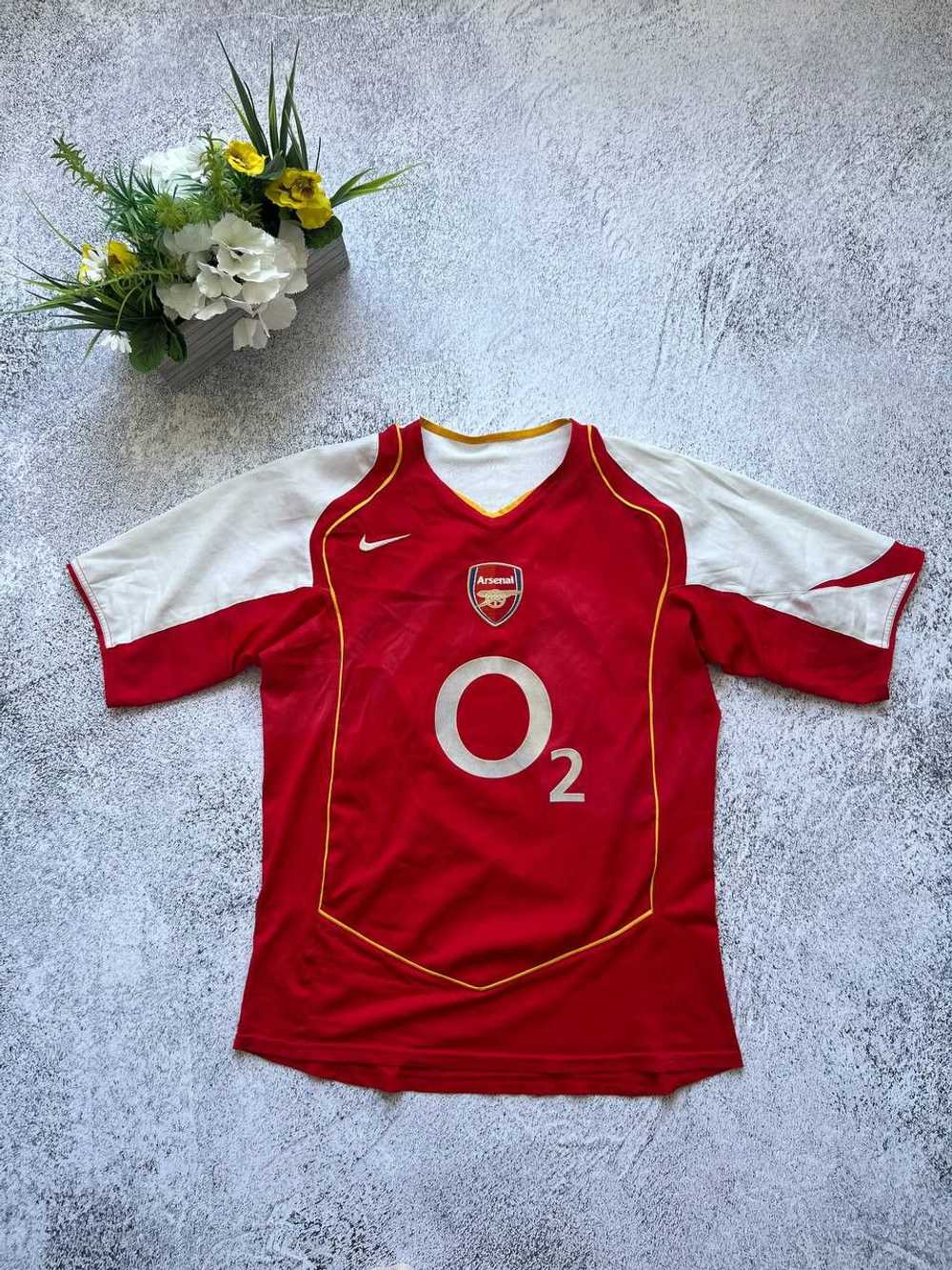 Nike × Soccer Jersey × Vintage ARSENAL 2004/2005 … - image 1