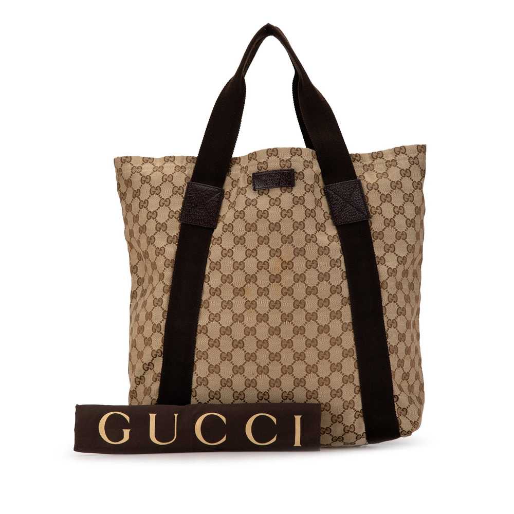 Brown Gucci GG Canvas Tote - image 11