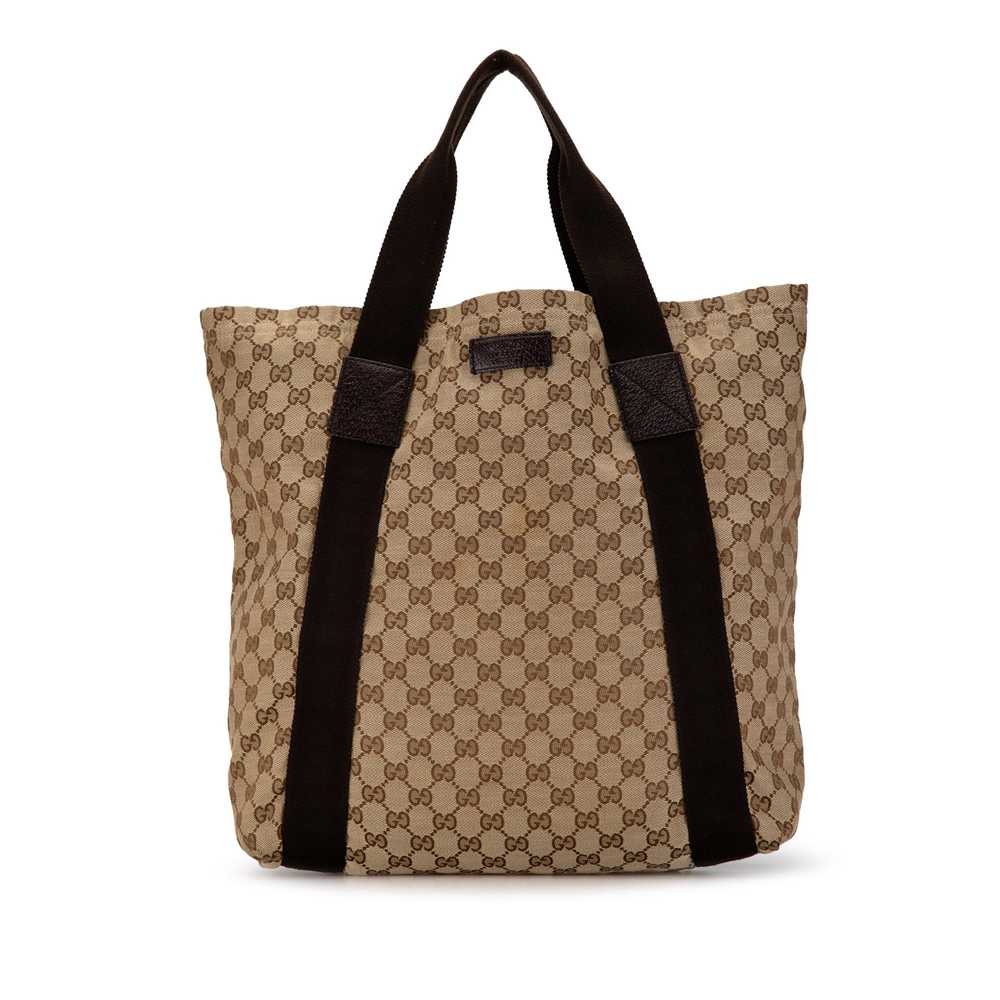 Brown Gucci GG Canvas Tote - image 1