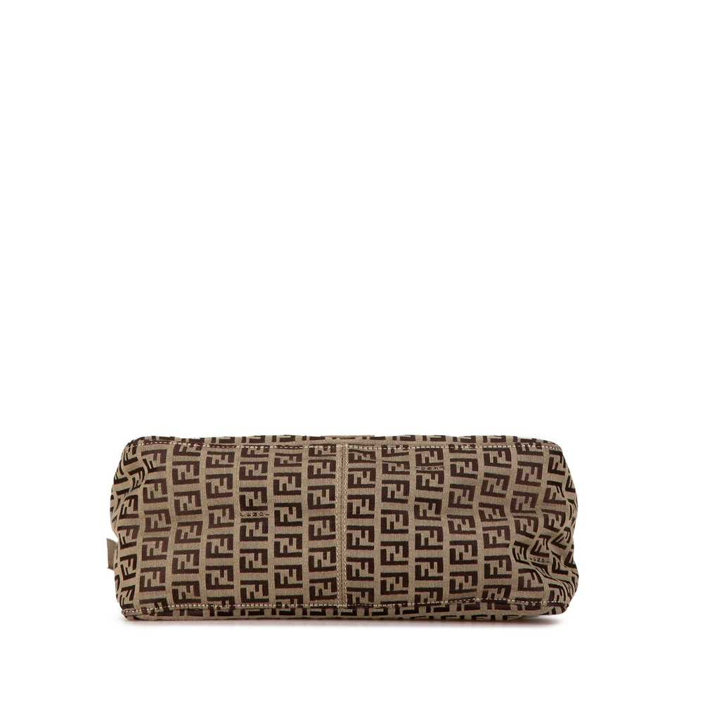 Brown Fendi Zucchino Canvas Mamma Forever Shoulde… - image 4