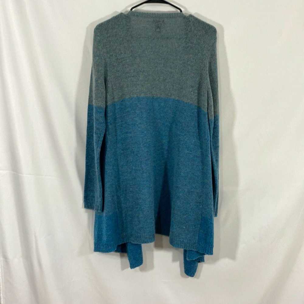 Vintage New Directions Womens Blue Long Sleeves O… - image 2